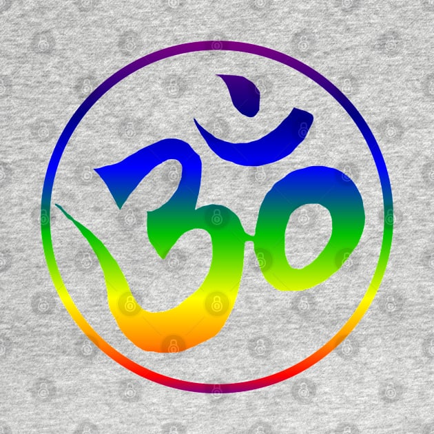 Sacred Spiritual Awakening Om Symbol by PlanetMonkey